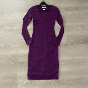 NWT Aritzia Babaton contour v-neck dress